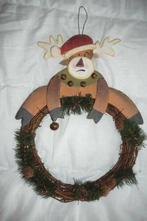 Krans voor kerstmis eland hoogte 45 cm als nieuw, Diversen, Ophalen of Verzenden, Zo goed als nieuw