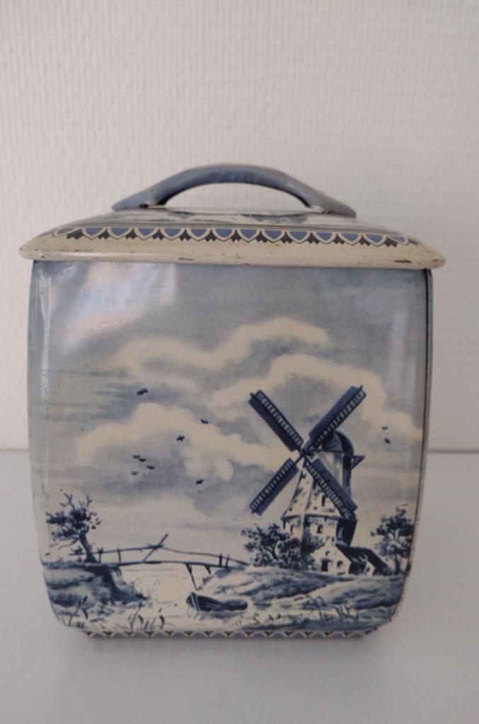 Blikken doos, Verzamelen, Blikken, Gebruikt, Ophalen of Verzenden