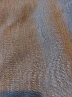 Overgordijn bruin grijs. 5m70cm br. 2m40 cm hoog. Zonneweren, Hobby en Vrije tijd, Stoffen en Lappen, Ophalen, Bruin