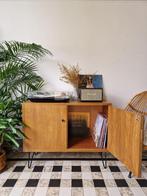 Vintage midcentury kast | platenspeler meubel | retro, Ophalen
