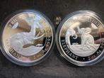 2023-2024 Somalia - Elephant - 2 x 2 oz silver, Enlèvement ou Envoi, Argent