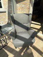 Fauteuil met voetenbank, Huis en Inrichting, Fauteuils, Ophalen, Gebruikt, Stof, Landelijk