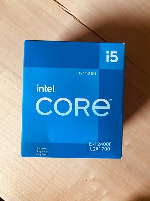 Intel i5-12400f (LGA1700 - 12th Gen), Informatique & Logiciels, Processeurs, Comme neuf, 6-core, 3 à 4 Ghz, Enlèvement ou Envoi