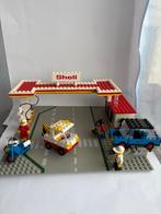 6371-1 shell station  vintage (nr 2) met plannetje, Enlèvement ou Envoi, Utilisé, Ensemble complet, Lego