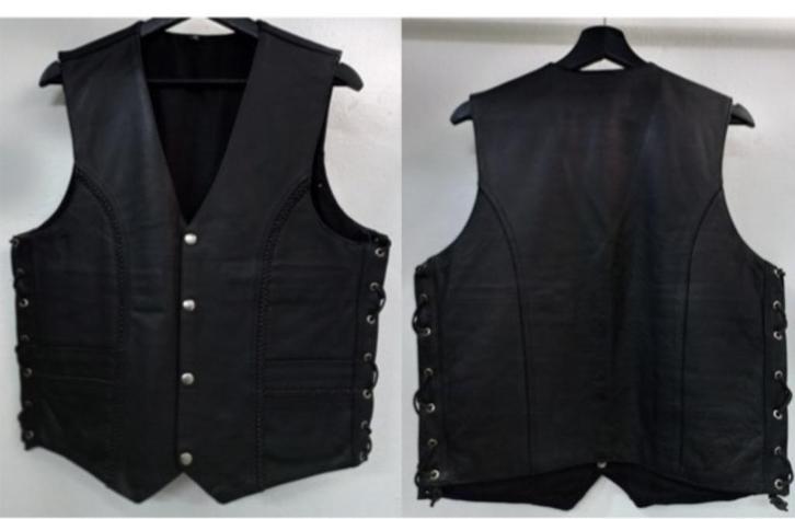 Gillet de Moto Cuir neuf solde prix 45€, Motos, Vêtements | Casques de moto, Neuf, avec ticket, Enlèvement ou Envoi