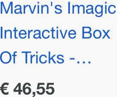 Marvin's Magic - I Magic Interactieve Goocheldoos!!, Enfants & Bébés, Jouets | Éducatifs & Créatifs, Neuf, Découverte, Enlèvement ou Envoi