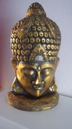 TETE DE BOUDDHA SCULTE EN BOIS 56 CM DE HAUT FAIT MAIN, Ophalen, Nieuw