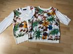 Cardigan en bloesje Terre Bleue, maat 38-40, Verzenden, Maat 38/40 (M)