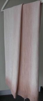 1 Paire de Tentures ton Dégradé rosé hauteur 137cm, Enlèvement ou Envoi, Rose, Coton, Utilisé