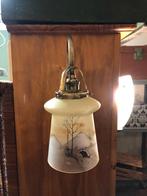 Lampe murale en laiton Art Déco/Art Nouveau antique., Enlèvement ou Envoi