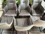 6 stoelen, Huis en Inrichting, Ophalen, Gebruikt, Bruin, Vijf, Zes of meer stoelen