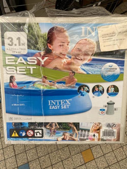 Zwembad Intex + Afdekzeil Intex + Alle toebehoren, Jardin & Terrasse, Piscines, Neuf, Piscines hors sol, Enlèvement
