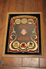 Stella Artois - Leuven - Reclamebord, Spiegel Rob. Otten, Collections, Marques de bière, Panneau, Plaque ou Plaquette publicitaire