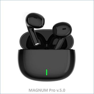 MAGNUM Pro Earbuds v.5.0 – 2024 – ENC HD Call + Super Stereo beschikbaar voor biedingen
