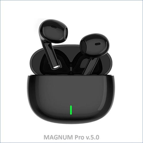 MAGNUM Pro Earbuds v.5.0 – 2024 – ENC HD Call + Super Stereo, Telecommunicatie, Mobiele telefoons | Oordopjes, Nieuw, Bluetooth