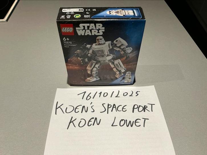 LEGO Star Wars 75370 Stormtrooper Mech, Enfants & Bébés, Jouets | Duplo & Lego, Neuf, Lego, Ensemble complet, Enlèvement ou Envoi