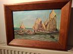 Schilderij op houten paneel, Antiek en Kunst, Ophalen