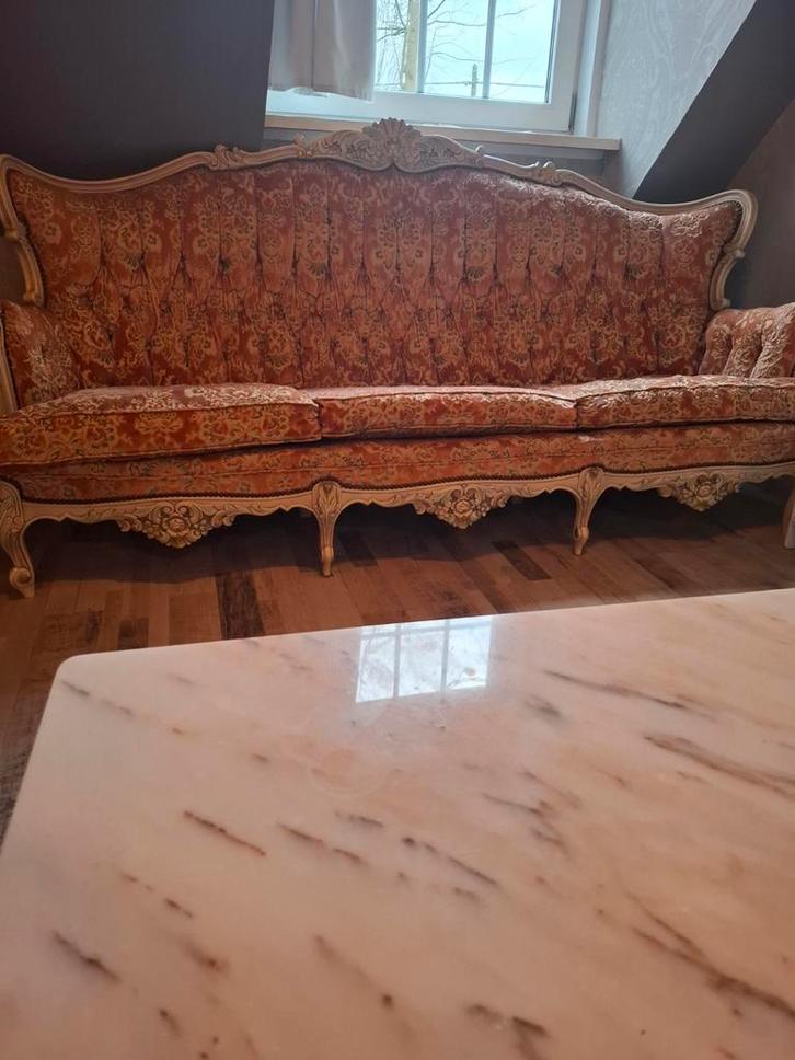 Prachtige antieke zetel te koop, Antiek en Kunst, Antiek | Meubels | Bedden, Ophalen