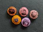 5 Champagne capsules, Ophalen of Verzenden, Gebruikt