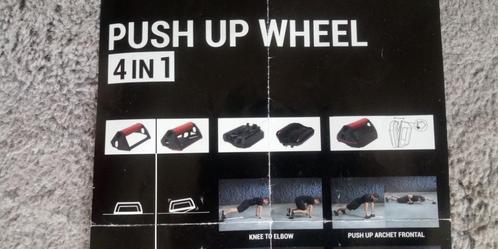 Push Up Wheels 4 in 1, Sport en Fitness, Fitnessmaterialen, Zo goed als nieuw, Push-up steun, Armen, Benen, Borst, Buik, Rug, Ophalen