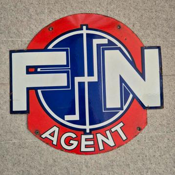 Emaille bord FN  beschikbaar voor biedingen