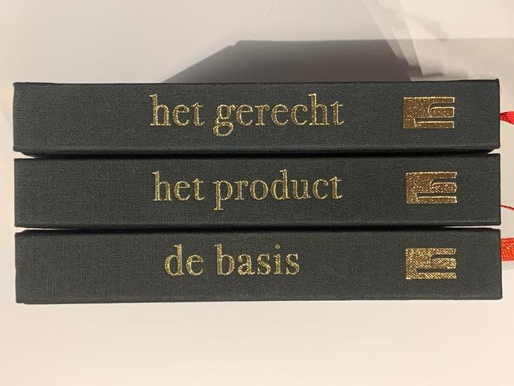3 boeken "de basis" "het product" "het gerecht" Homarus, Boeken, Kookboeken, Zo goed als nieuw, Europa, Ophalen of Verzenden
