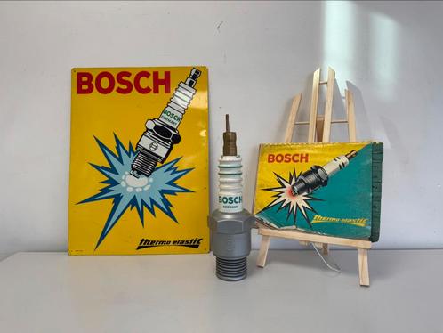 BOSCH oude reclame bougie, Verzamelen, Merken en Reclamevoorwerpen, Gebruikt, Reclamebord, Ophalen of Verzenden