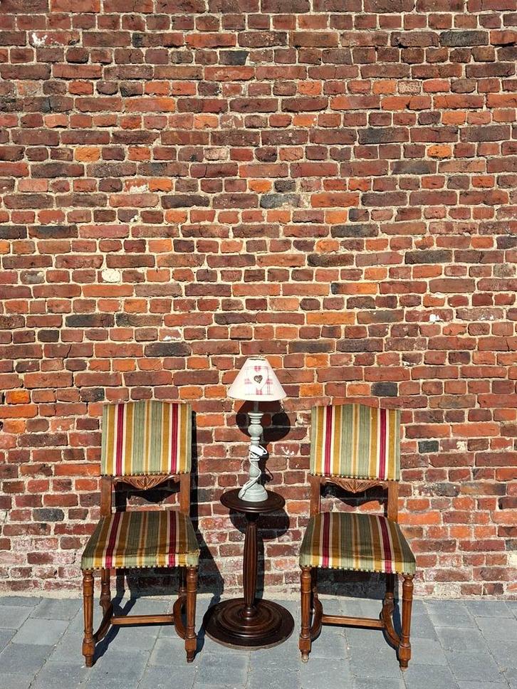 ⚠️⚠️2 CHAISES 15€ pièce Louis Philippe1950 assise à Rénover, Tuin en Terras, Gras en Kunstgras, Gebruikt, Ophalen of Verzenden