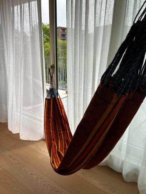 Authentieke Colombiaanse hangmat - Handgemaakt - 100% katoen, Tuin en Terras, Hangmatten, Zo goed als nieuw, Ophalen