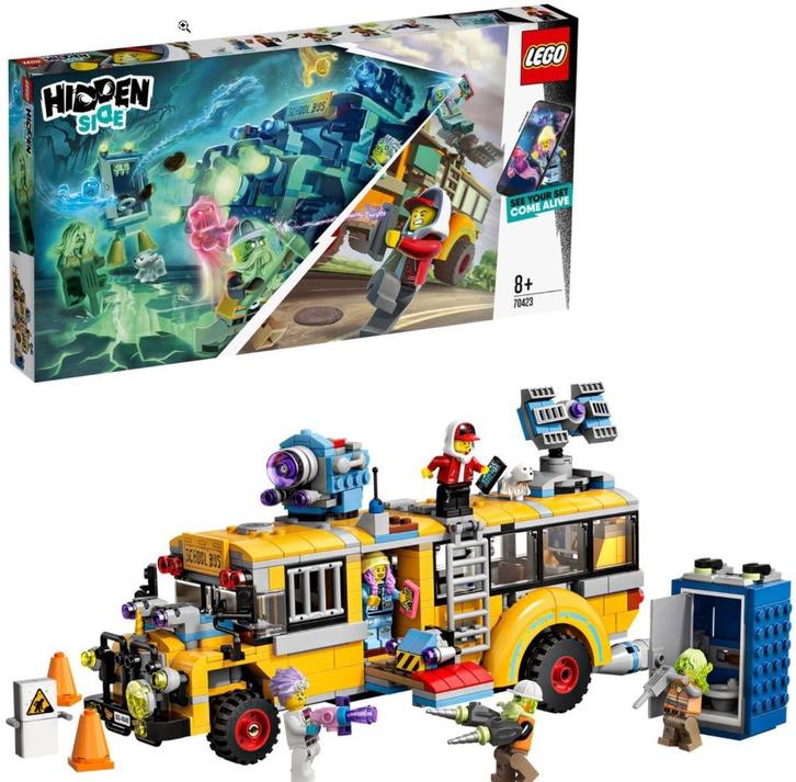 Lego Hidden Side - 70423 - Paranormale interceptiebus 3000, Kinderen en Baby's, Speelgoed | Duplo en Lego, Zo goed als nieuw, Lego