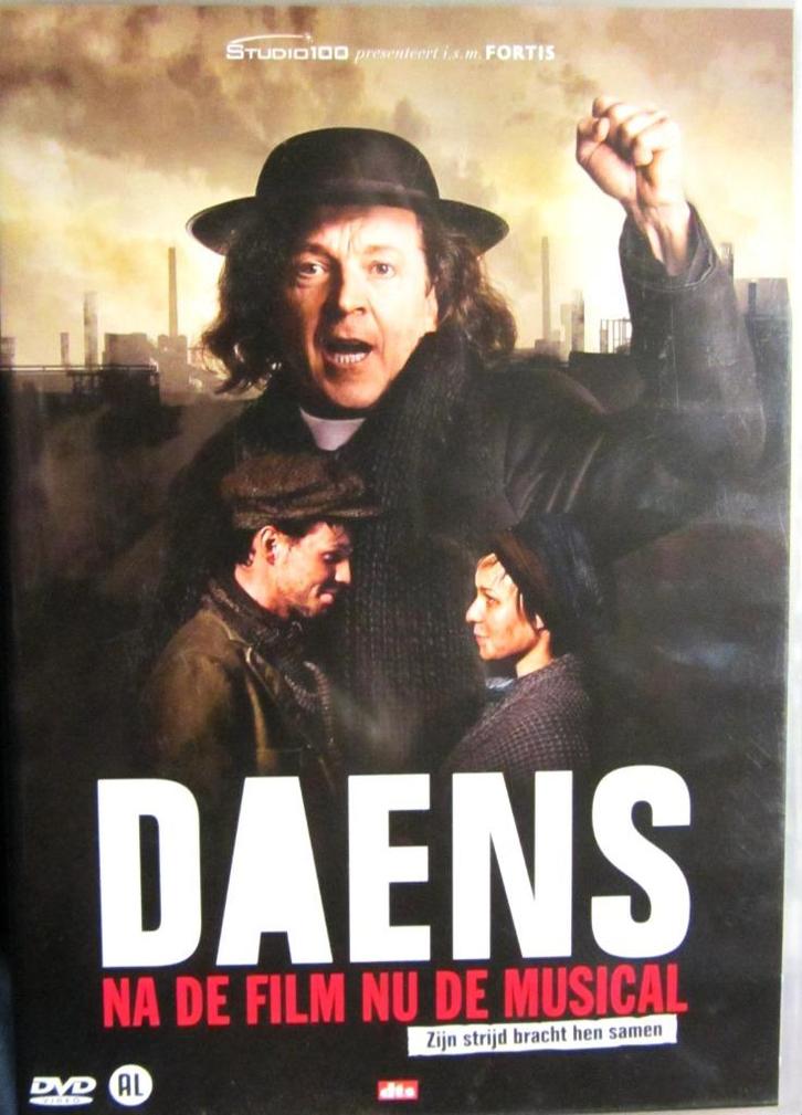 DVD VLAAMSE MUSICAL - DAENS (LUCAS VAN DEN EYNDE) ZELDZAAM, Cd's en Dvd's, Dvd's | Muziek en Concerten, Zo goed als nieuw, Muziek en Concerten