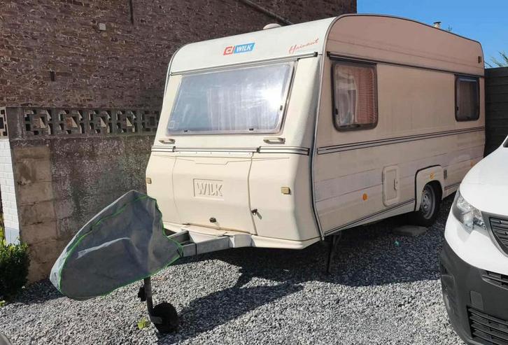 Caravan wilk, Caravans en Kamperen, Caravans, Particulier, Wilk, Vast bed, Mover, Ophalen