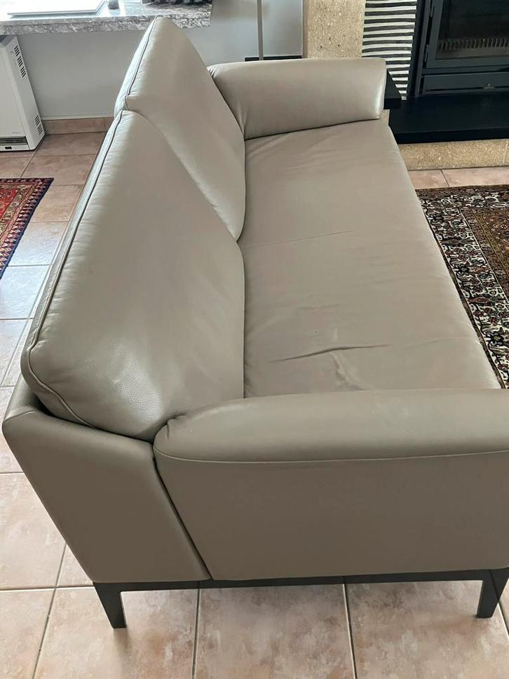 Durlet salon 2 2/3 zit in leer prima staat!, Huis en Inrichting, Zetels | Zetels, Leer, Ophalen