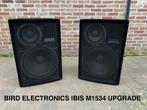 Net paar BIRD ELECTRONICS IBIS M1534.  Upgrade !, Audio, Tv en Foto, Luidsprekerboxen, Ophalen, Zo goed als nieuw, 120 watt of meer