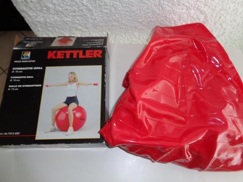 BALLE DE GYMNASTIQUE KETTLER 75 CM, Sport en Fitness, Turnen, Zo goed als nieuw, Overige typen, Rood, Ophalen of Verzenden