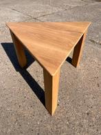 Massief eiken bijzettafel - L 78 cm x H 45 cm, Zo goed als nieuw, 75 cm of meer, Overige vormen, Hout