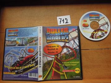 PC CD-ROM Jeu Roller Coaster World 2 Version 2003, Enlèvement ou Envoi, Utilisé, Aventure et Action