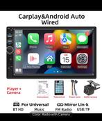 7" Car Radio Carplay Android Auto 2 Din Touch Screen Mirror, Ophalen, Zo goed als nieuw