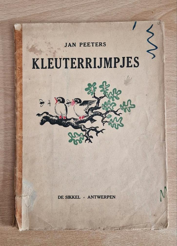 kleuterrijmpjes - 1951, Antiek en Kunst, Antiek | Boeken en Manuscripten, Ophalen of Verzenden