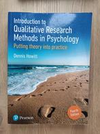 Introduction to qualitive research methods in psychology, Boeken, Ophalen, Zo goed als nieuw, Dennis Howitt