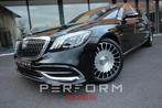 MERCEDES S560 MAYBACH *4MATIC*1 EIGENAAR*DEALER OHB*FULL*, Auto's, 4 deurs, Maybach S-Klasse, Zwart, Leder