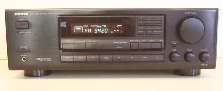 Onkyo TX-SV424 Versterker Receiver / 235 Watts / 1995 - 1996, Audio, Tv en Foto, Versterkers en Ontvangers, Zo goed als nieuw