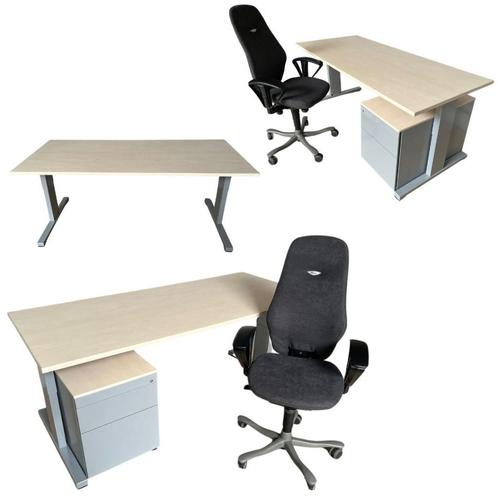 Recht Bureau Pami 180x100cm hoogte instelbaar onderstel, Zakelijke goederen, Kantoor en Winkelinrichting | Kantoormeubilair en Inrichting