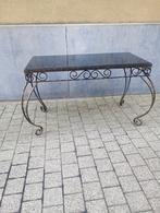 Smeedijzeren tafel, Huis en Inrichting, Ophalen, Zo goed als nieuw