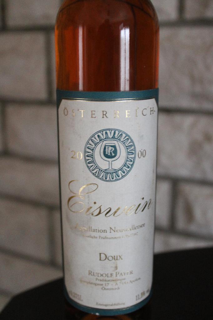 Eiswein Rudoff Payer 2000 Autriche, Verzamelen, Wijnen, Zo goed als nieuw, Witte wijn, Overige gebieden, Ophalen