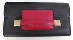 Delvaux portefeuille madam zwart en berry, Handtassen en Accessoires, Portemonnees, Overige merken, Gebruikt, Zwart, Ophalen of Verzenden