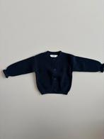 Vestje blauw, Kinderen en Baby's, Babykleding | Maat 68, Ophalen, Zo goed als nieuw, Petit Filou, Truitje of Vestje