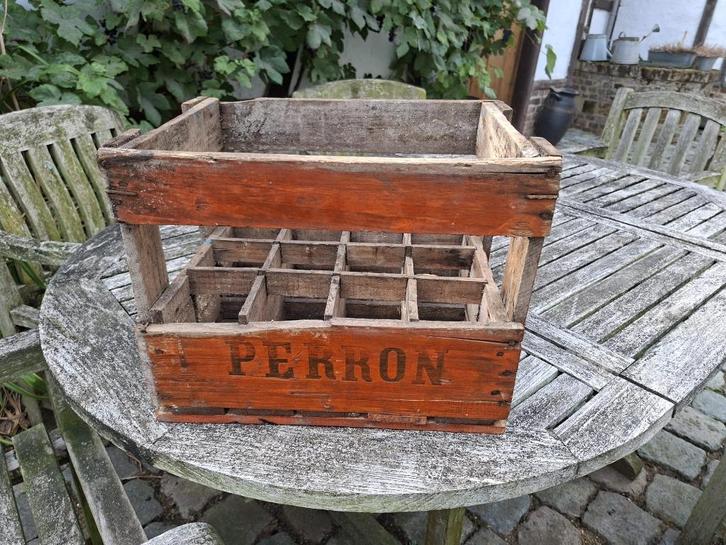 oude limonade bak Perron Munsterbilzen, jaren 1960, Antiek en Kunst, Curiosa en Brocante, Ophalen of Verzenden
