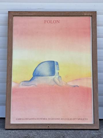 Lithographie le sphinx de jean michel folon beschikbaar voor biedingen