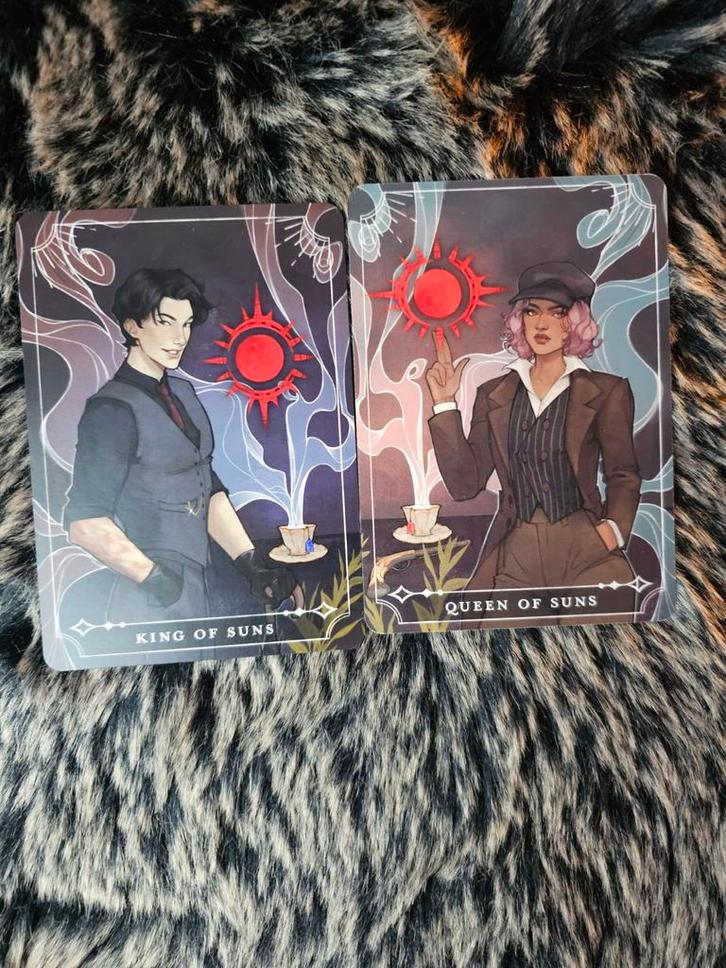 2 Fairyloot ‍️ „A Tempest of Tea” tarotkaarten  Koning, Hobby en Vrije tijd, Verzamelkaartspellen | Overige, Nieuw, Ophalen of Verzenden